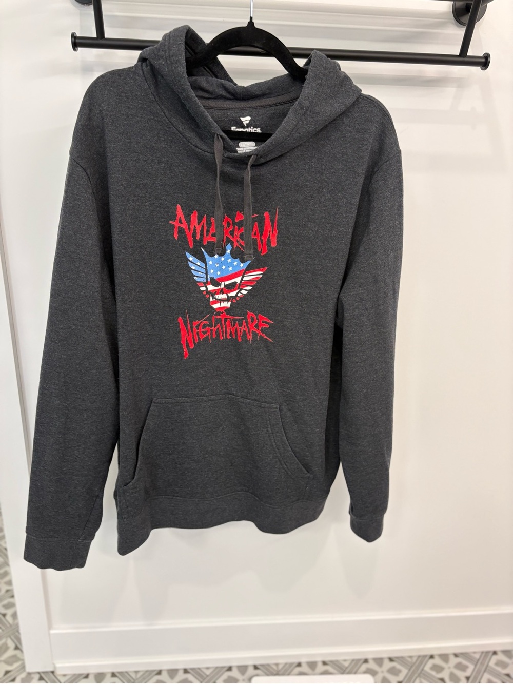 American Nightmare Men's Charcoal Graphic Hoodie